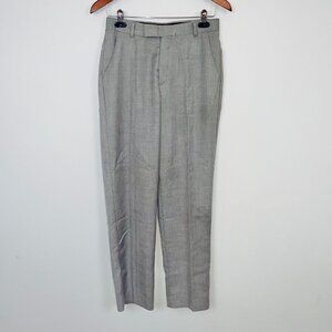 Calvin Klein Womens Plus Size 18 Dress Pants Gray Straight Work Flat Front